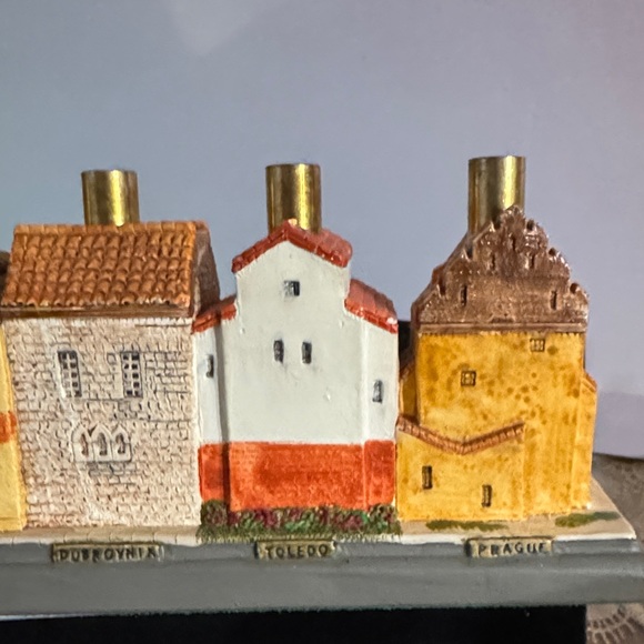 "Lost Synagogues of Europe" Hanukkah Menorah, also known as a hanukkiah. - Picture 12 of 12